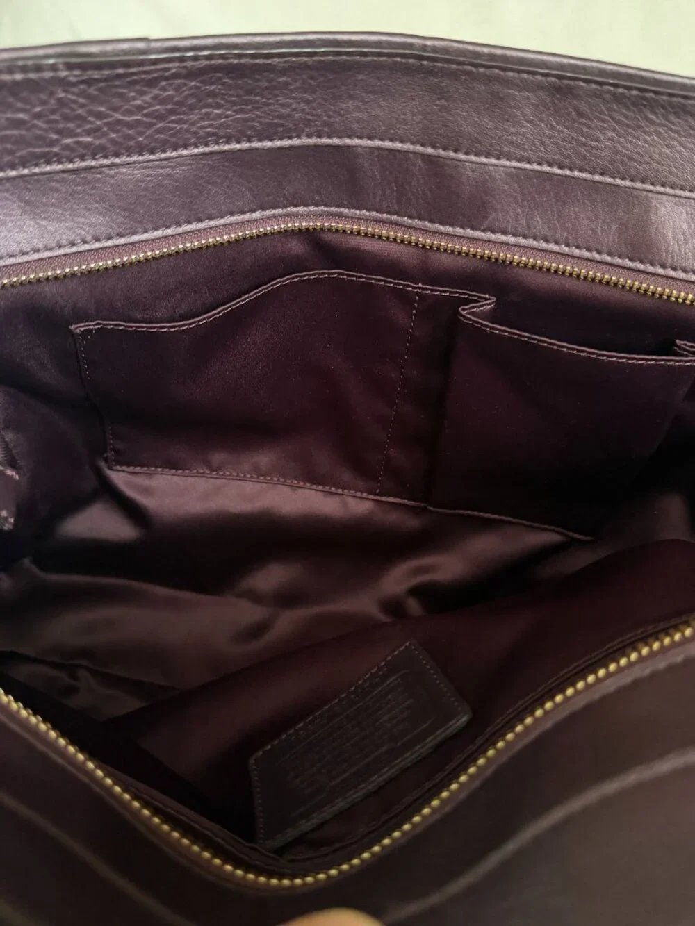 Coach Taylor Op Art Alexis Eggplant Purple Women's Bag G1369-F25501